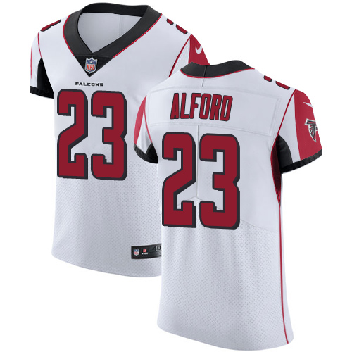 Nike Falcons #23 Robert Alford White Men's Stitched NFL Vapor Untouchable Elite Jersey